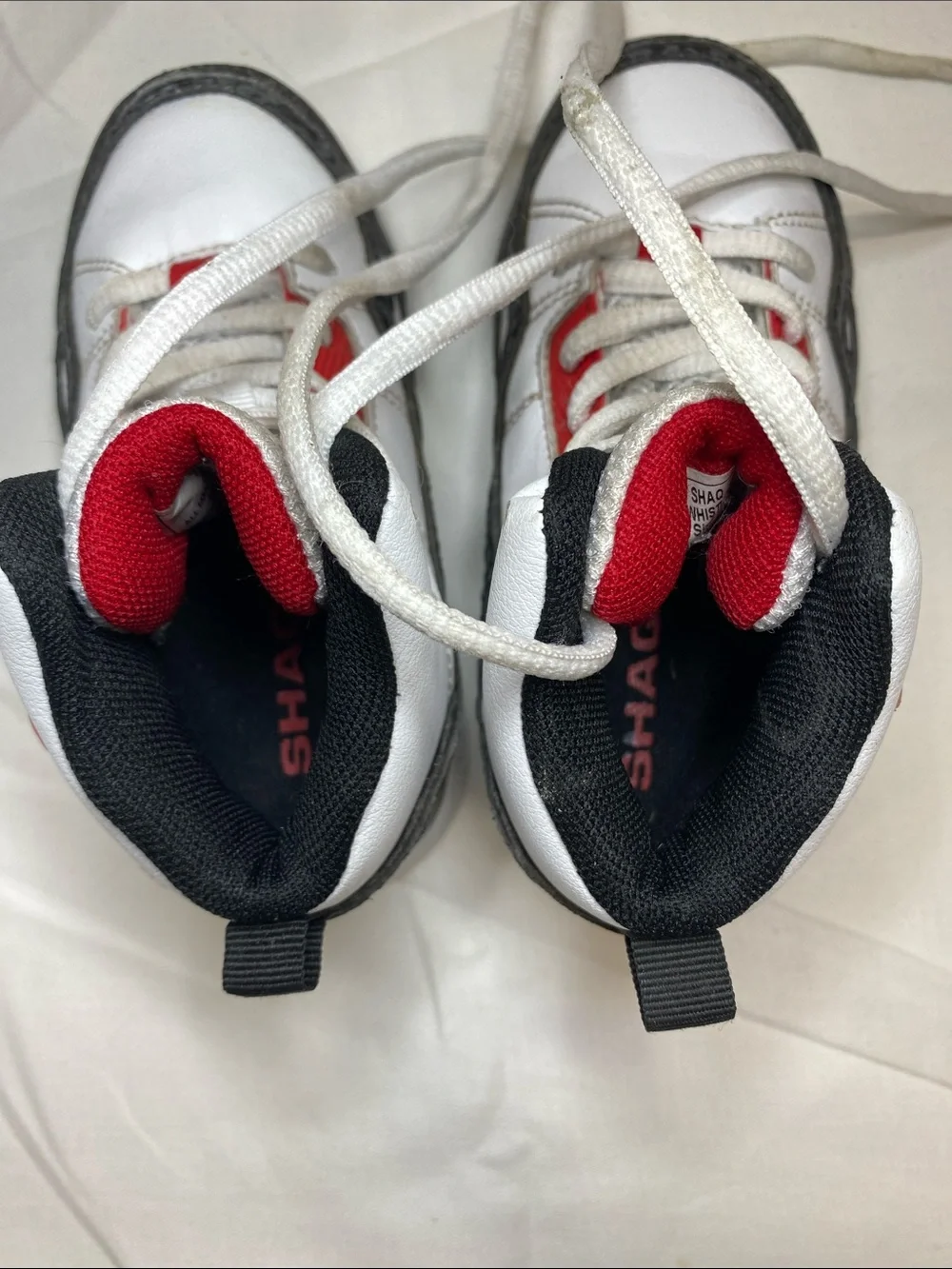 Shaq Whistle White  Youth Basketball Shoes/ Sneakers Kids Size 8